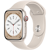 Apple Watch Series 8 [GPS + Cellular 45mm] Smart Watch w/ Starlight Aluminum Case with Starlight Sport Band