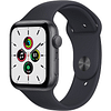 Apple Watch SE [GPS 44mm] Smart Watch w/ Space Grey Aluminium Case with Midnight Sport Band