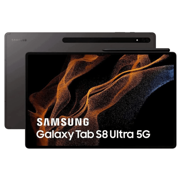 Samsung Galaxy Tab S8 Ultra | Super AMOLED, 120Hz, HDR10+ 14.6" Screen | 128GB 8GB RAM | Graphite