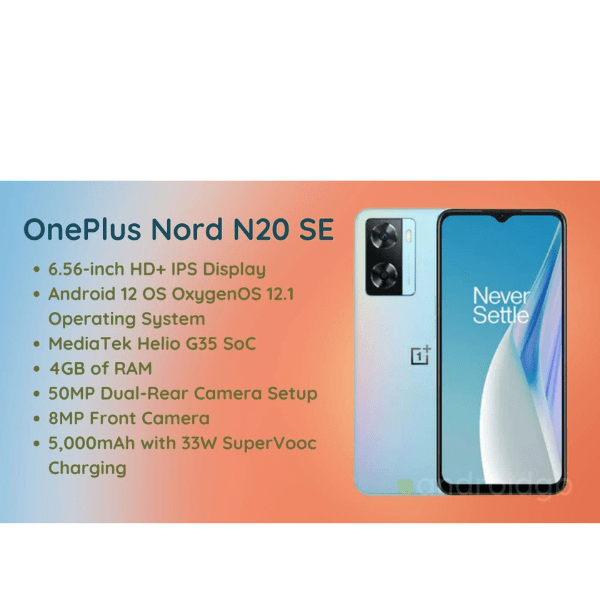 OnePlus Nord N20 SE (Blue Oasis 4GB RAM 64GB Storage)